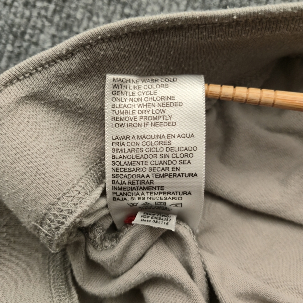 Tommy Bahama M Gray Ribbed Drawstring Lounge Pajama Sleep Pants - Picture 9 of 13